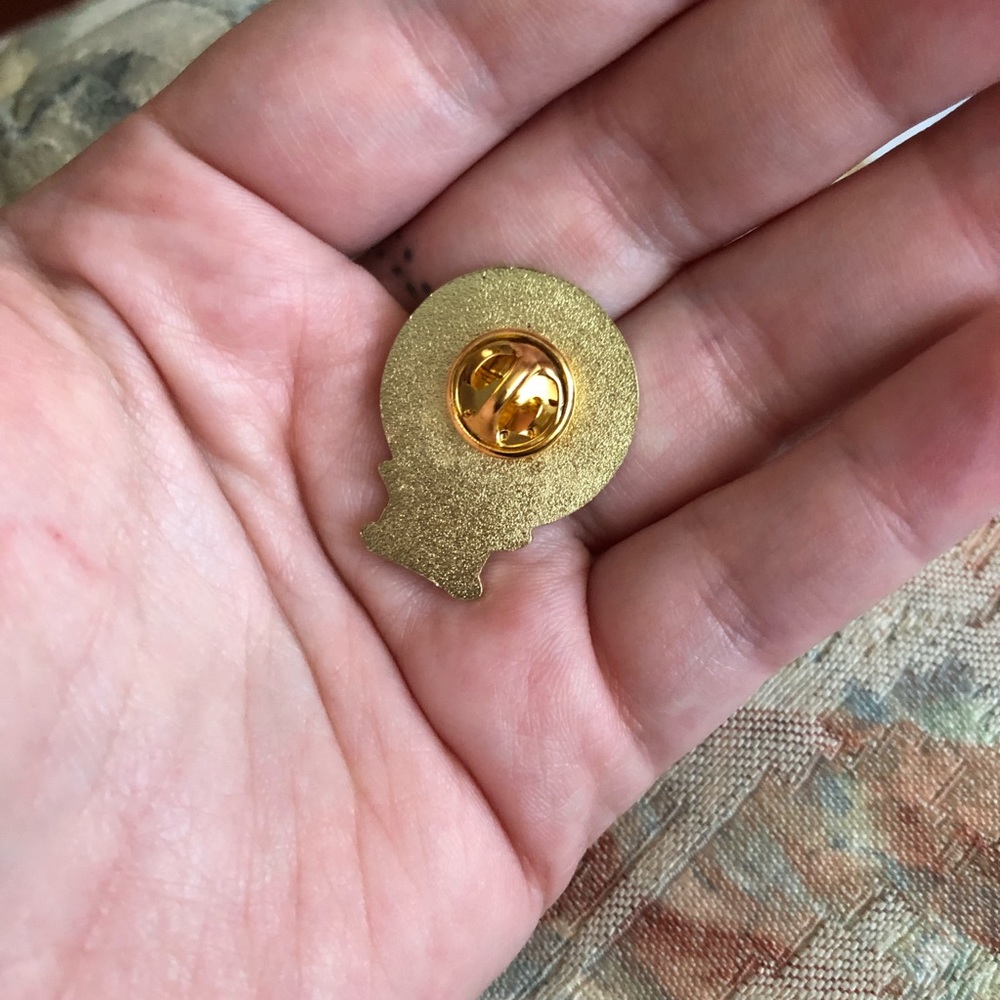 Are You in The Beyond? Crystal Ball Pin Brooch - Picture 4 of 4